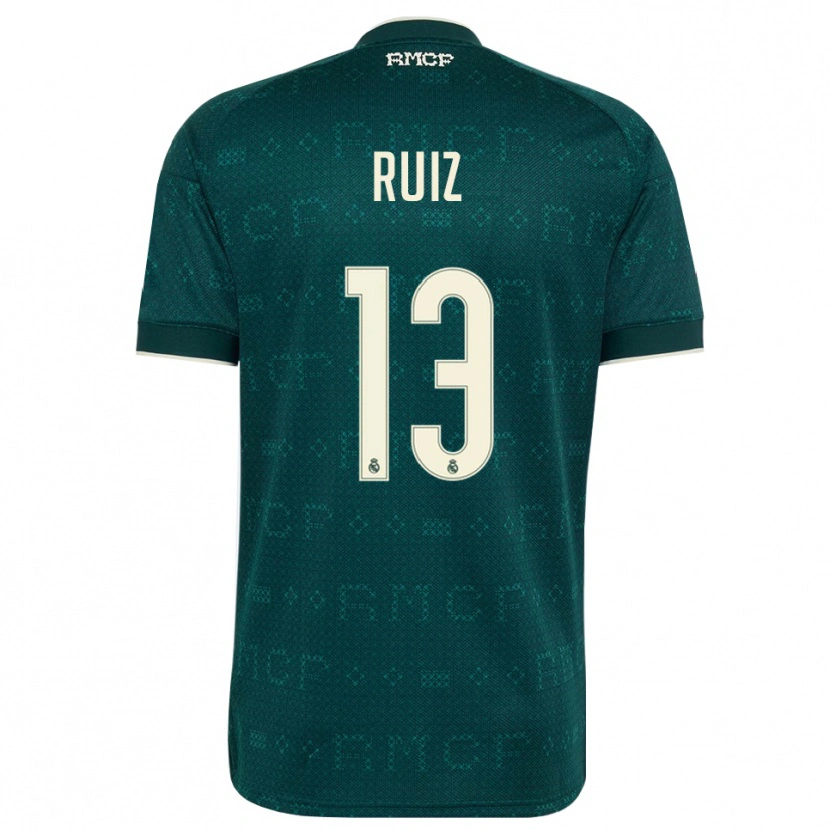 Danxen Damen Guillermo Ruiz #13 Dunkelgrauweiß Auswärtstrikot Trikot 2026/27 T-Shirt Schweiz