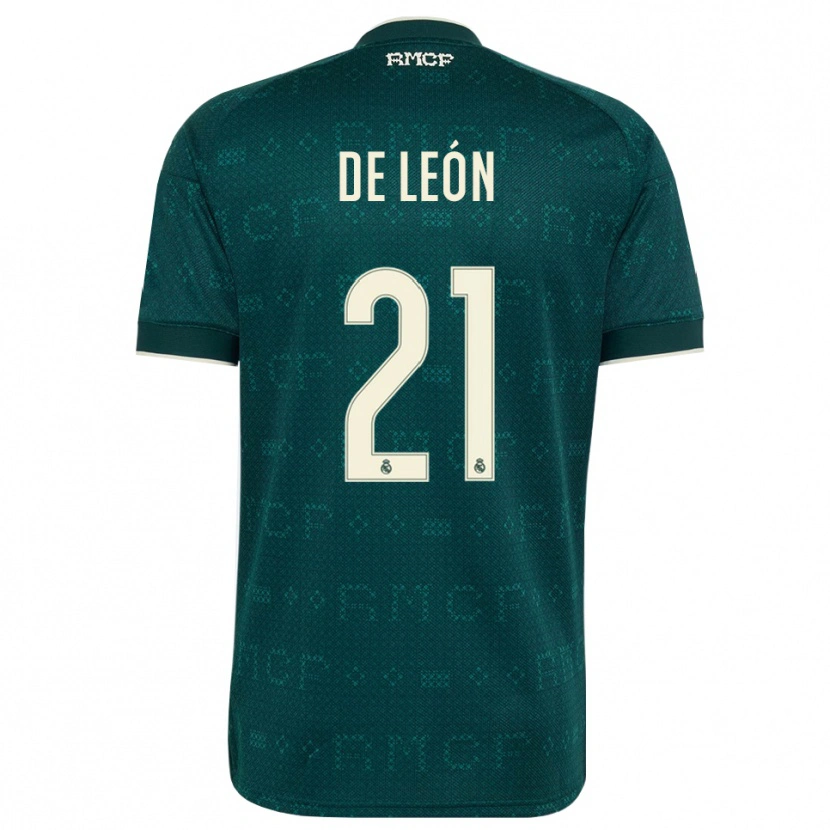 Danxen Damen Jeremy De León #21 Dunkelgrauweiß Auswärtstrikot Trikot 2026/27 T-Shirt Schweiz