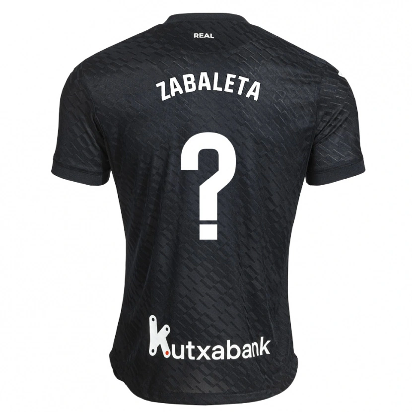 Danxen Damen Unax Zabaleta #0 Schwarz Weiß Auswärtstrikot Trikot 2026/27 T-Shirt Schweiz