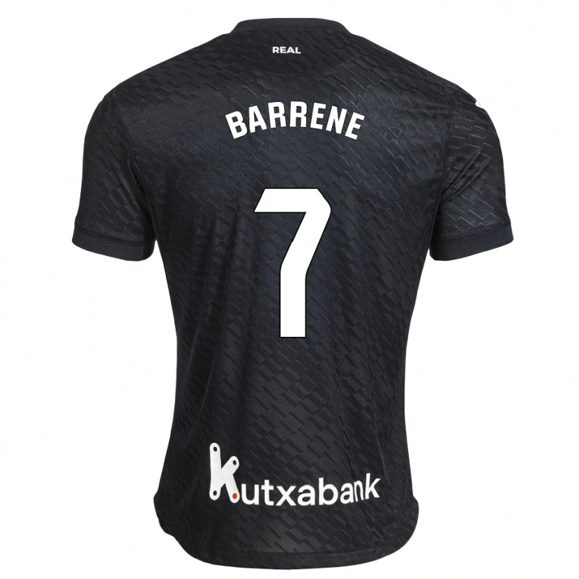 Danxen Damen Ander Barrenetxea #7 Schwarz Weiß Auswärtstrikot Trikot 2026/27 T-Shirt Schweiz