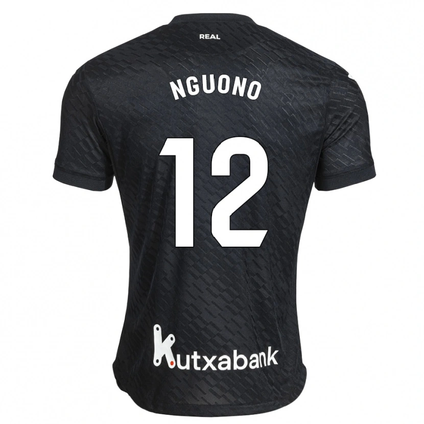 Danxen Damen Job Ochieng #12 Schwarz Weiß Auswärtstrikot Trikot 2026/27 T-Shirt Schweiz