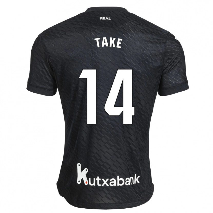 Danxen Damen Takefusa Kubo #14 Schwarz Weiß Auswärtstrikot Trikot 2026/27 T-Shirt Schweiz