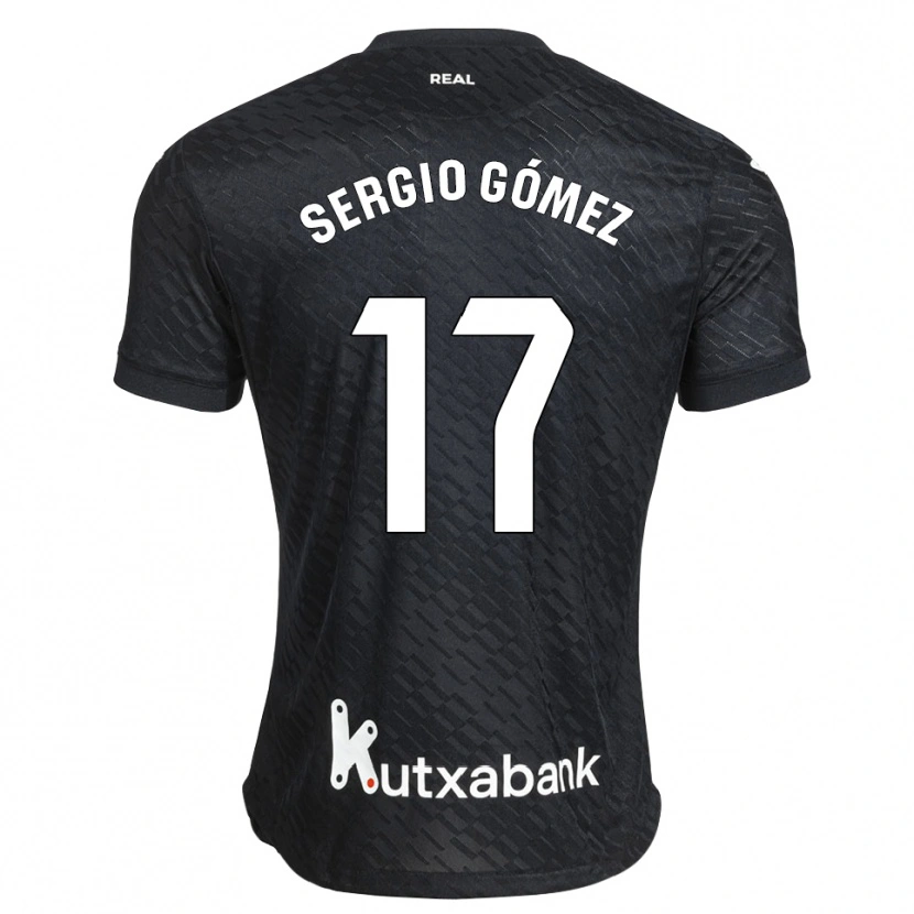 Danxen Damen Sergio Gómez #17 Schwarz Weiß Auswärtstrikot Trikot 2026/27 T-Shirt Schweiz