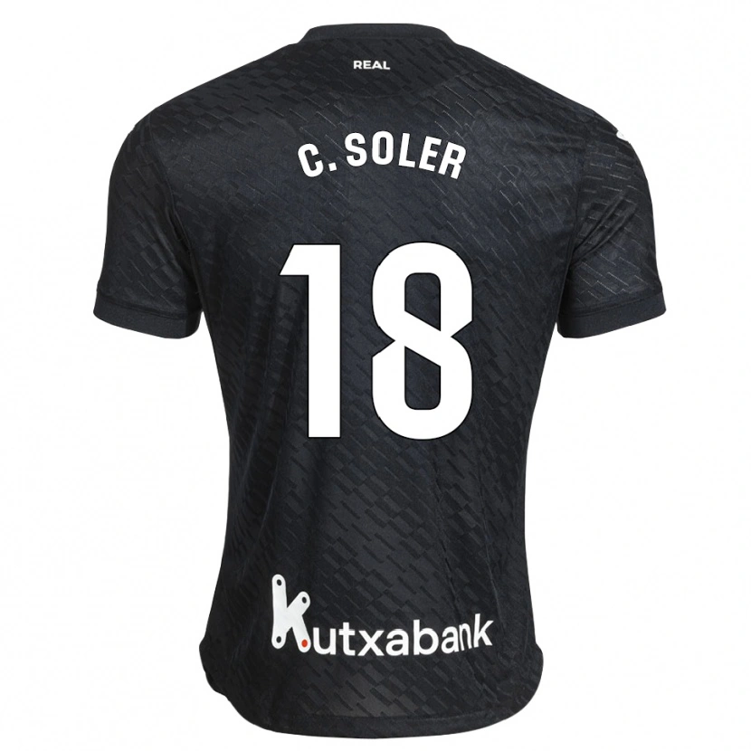 Danxen Damen Carlos Soler #18 Schwarz Weiß Auswärtstrikot Trikot 2026/27 T-Shirt Schweiz