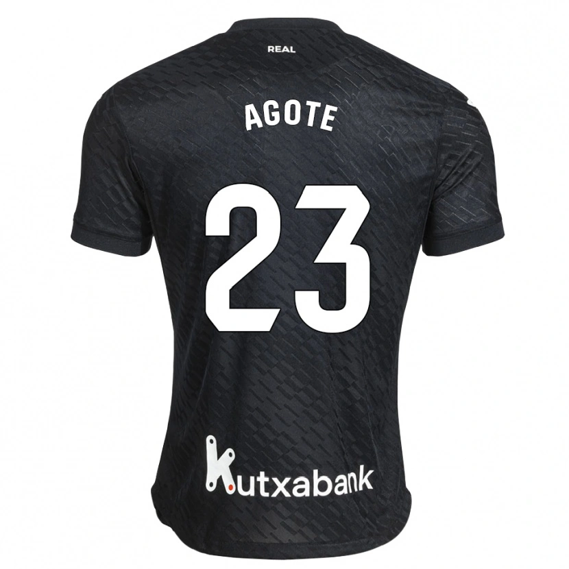 Danxen Damen Unax Agote #23 Schwarz Weiß Auswärtstrikot Trikot 2026/27 T-Shirt Schweiz