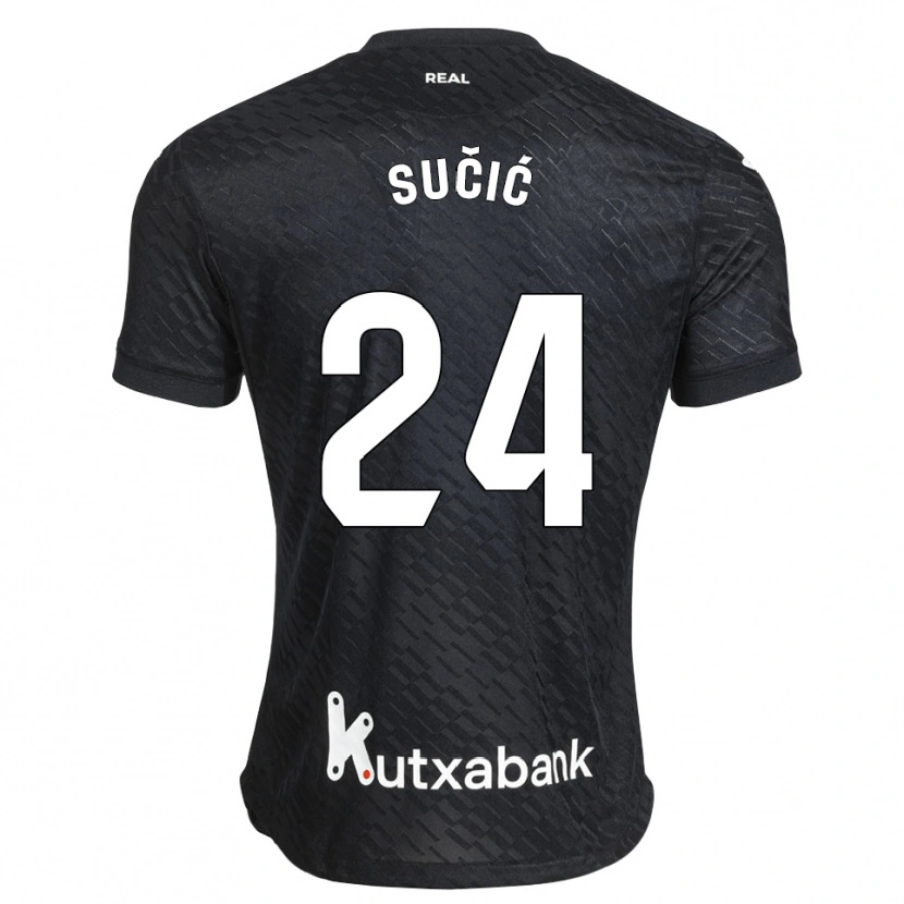 Danxen Damen Luka Sucic #24 Schwarz Weiß Auswärtstrikot Trikot 2026/27 T-Shirt Schweiz