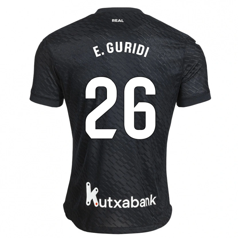 Danxen Damen Elene Guridi Mesonero #26 Schwarz Weiß Auswärtstrikot Trikot 2026/27 T-Shirt Schweiz