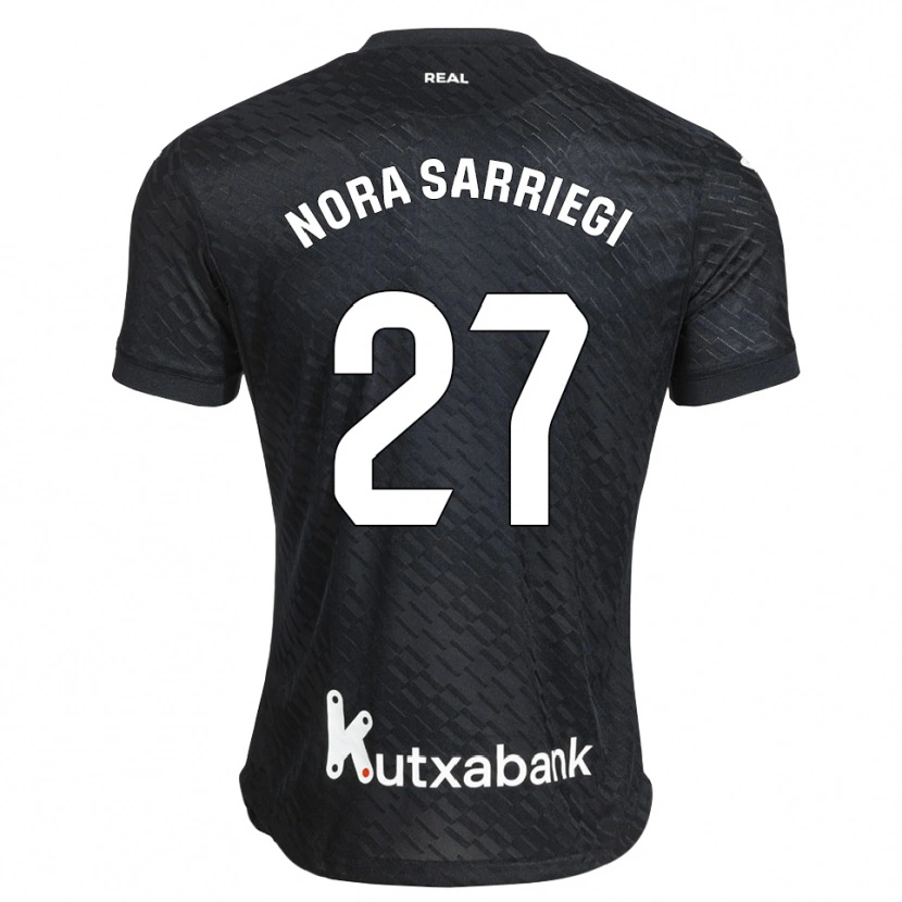 Danxen Damen Nora Sarriegi Galdos #27 Schwarz Weiß Auswärtstrikot Trikot 2026/27 T-Shirt Schweiz