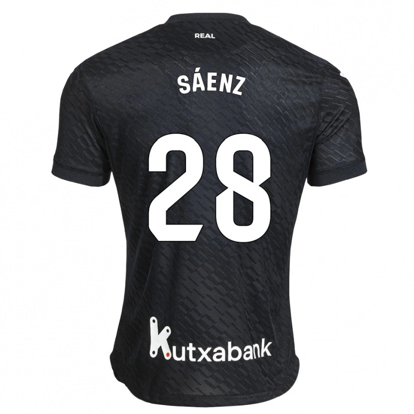 Danxen Damen Manuel Sáenz #28 Schwarz Weiß Auswärtstrikot Trikot 2026/27 T-Shirt Schweiz