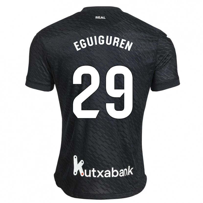 Danxen Damen Intza Eguiguren Beraza #29 Schwarz Weiß Auswärtstrikot Trikot 2026/27 T-Shirt Schweiz
