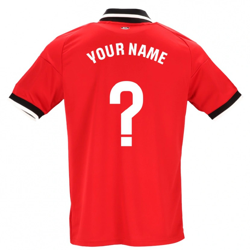 Danxen Damen Ihren Namen #0 Schwarz Weiß Rot Auswärtstrikot Trikot 2026/27 T-Shirt Schweiz