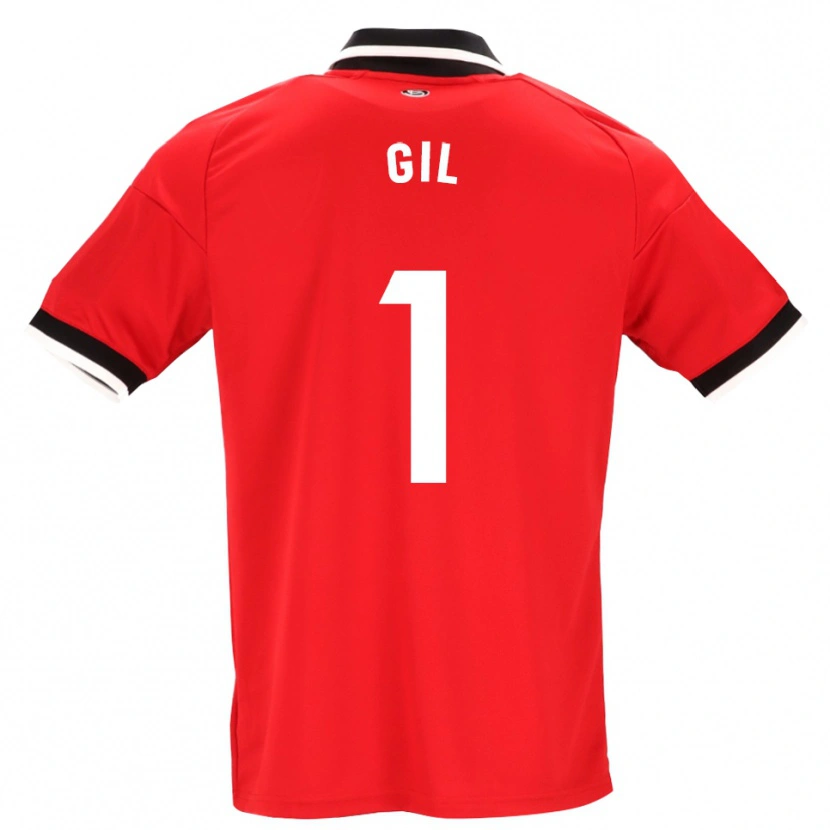 Danxen Damen David Gil #1 Schwarz Weiß Rot Auswärtstrikot Trikot 2026/27 T-Shirt Schweiz