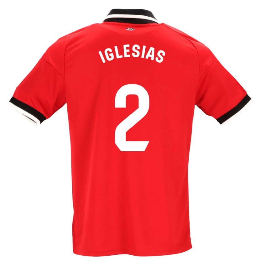 Danxen Damen Juan Iglesias #2 Schwarz Weiß Rot Auswärtstrikot Trikot 2026/27 T-Shirt Schweiz