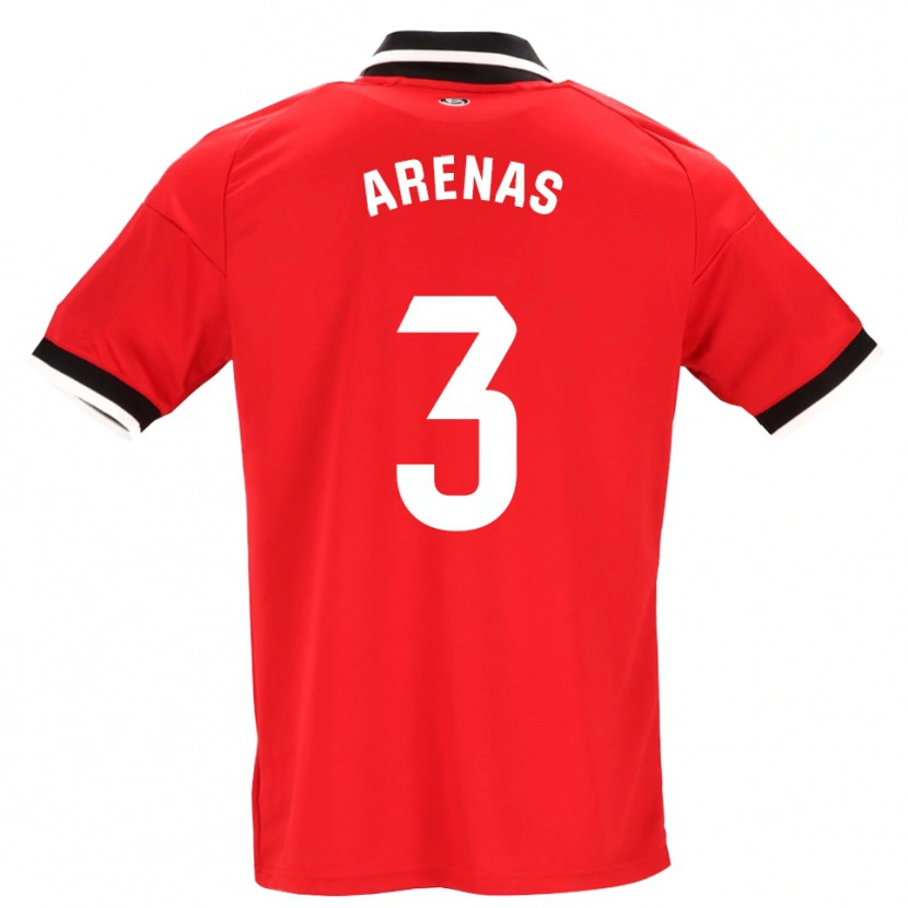 Danxen Damen Manu Arenas #3 Schwarz Weiß Rot Auswärtstrikot Trikot 2026/27 T-Shirt Schweiz