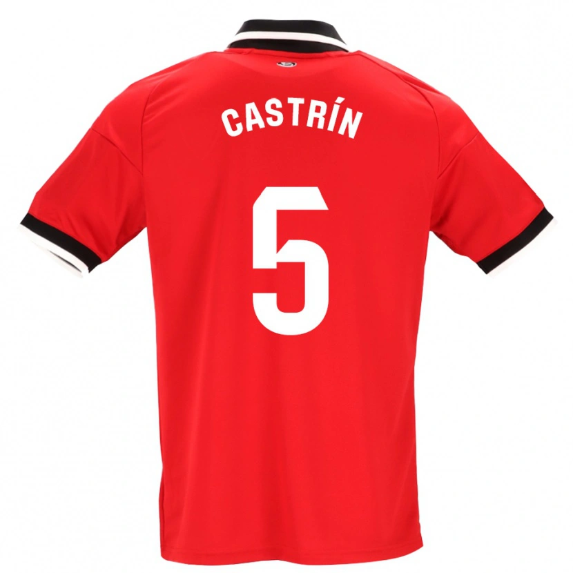 Danxen Damen Andrés Castrín #5 Schwarz Weiß Rot Auswärtstrikot Trikot 2026/27 T-Shirt Schweiz