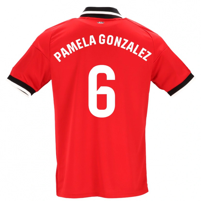 Danxen Damen Cinthia Pamela González Medina #6 Schwarz Weiß Rot Auswärtstrikot Trikot 2026/27 T-Shirt Schweiz