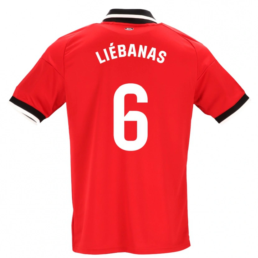 Danxen Damen José Manuel Liébanas #6 Schwarz Weiß Rot Auswärtstrikot Trikot 2026/27 T-Shirt Schweiz