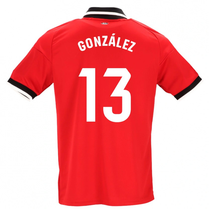 Danxen Damen Fran González #13 Schwarz Weiß Rot Auswärtstrikot Trikot 2026/27 T-Shirt Schweiz