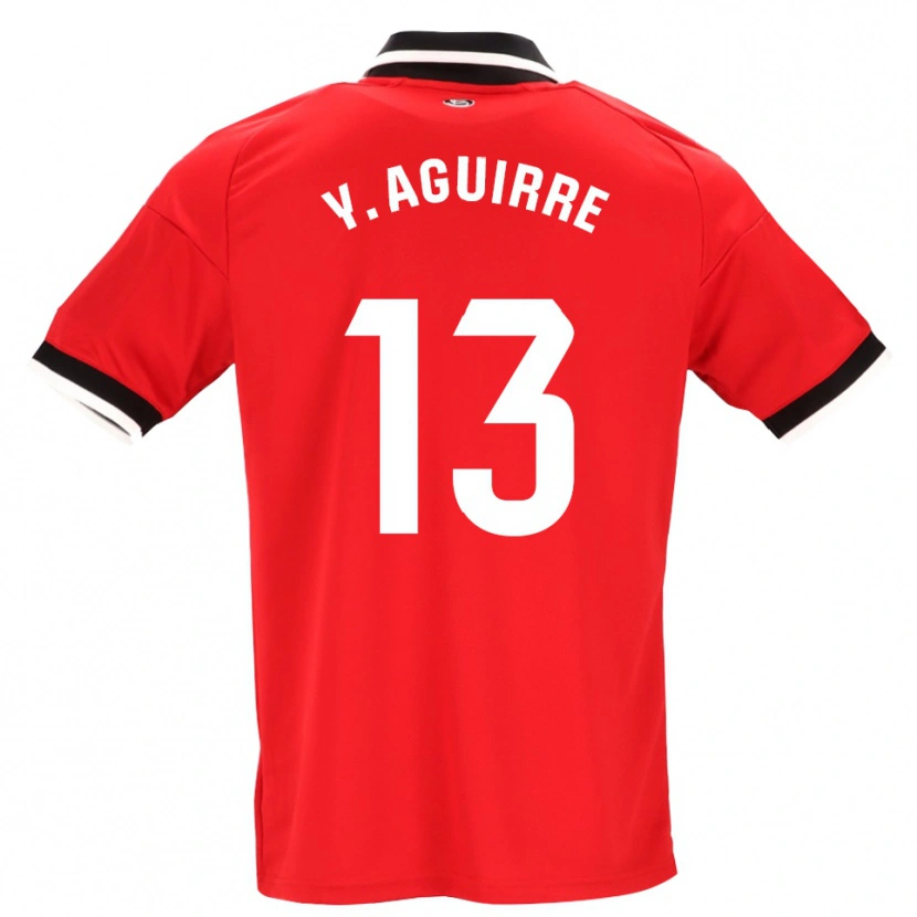 Danxen Damen Yolanda Aguirre Gutiérrez #13 Schwarz Weiß Rot Auswärtstrikot Trikot 2026/27 T-Shirt Schweiz