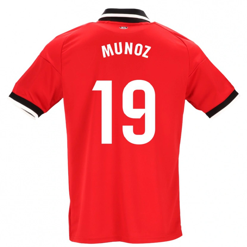 Danxen Damen Iker Muñoz #19 Schwarz Weiß Rot Auswärtstrikot Trikot 2026/27 T-Shirt Schweiz