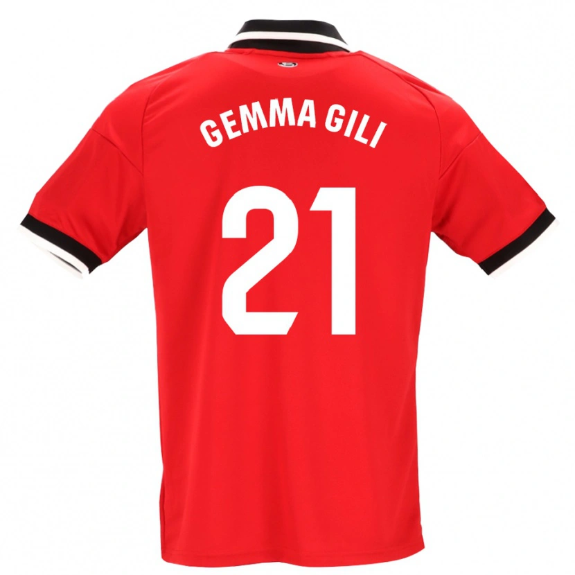 Danxen Damen Gemma Gili Giner #21 Schwarz Weiß Rot Auswärtstrikot Trikot 2026/27 T-Shirt Schweiz