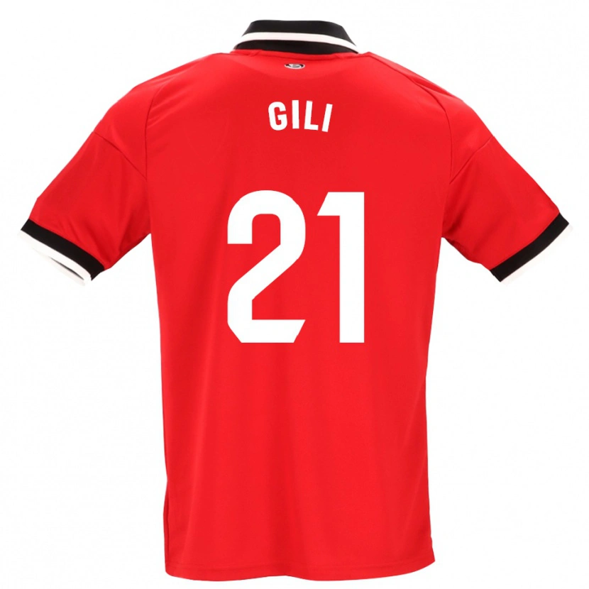 Danxen Damen Gemma Gili #21 Schwarz Weiß Rot Auswärtstrikot Trikot 2026/27 T-Shirt Schweiz