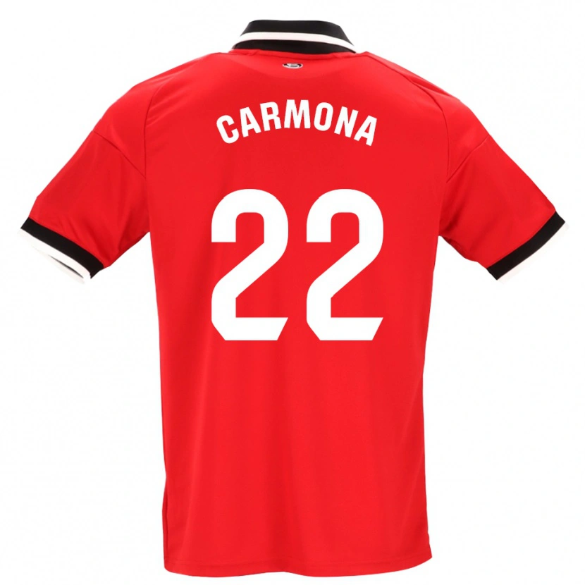 Danxen Damen José Ángel Carmona #22 Schwarz Weiß Rot Auswärtstrikot Trikot 2026/27 T-Shirt Schweiz