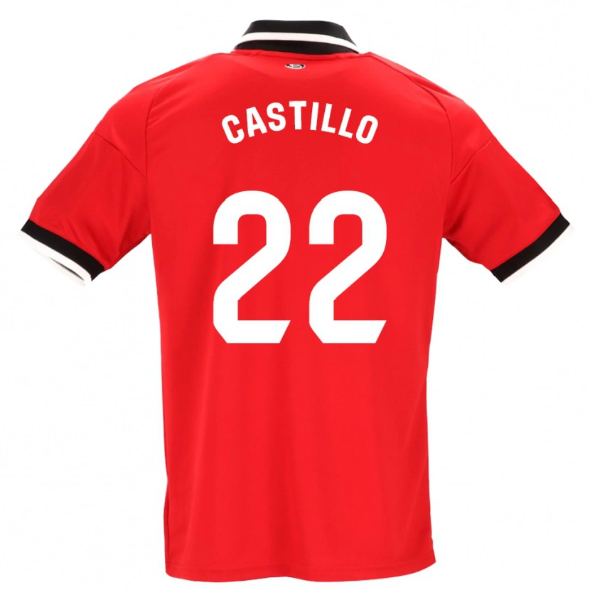 Danxen Damen José Castillo #22 Schwarz Weiß Rot Auswärtstrikot Trikot 2026/27 T-Shirt Schweiz