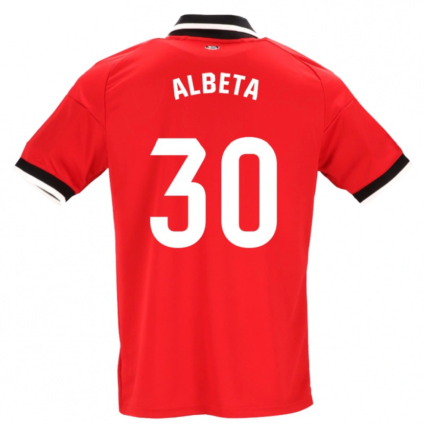 Danxen Damen Alba María López Montiel #30 Schwarz Weiß Rot Auswärtstrikot Trikot 2026/27 T-Shirt Schweiz