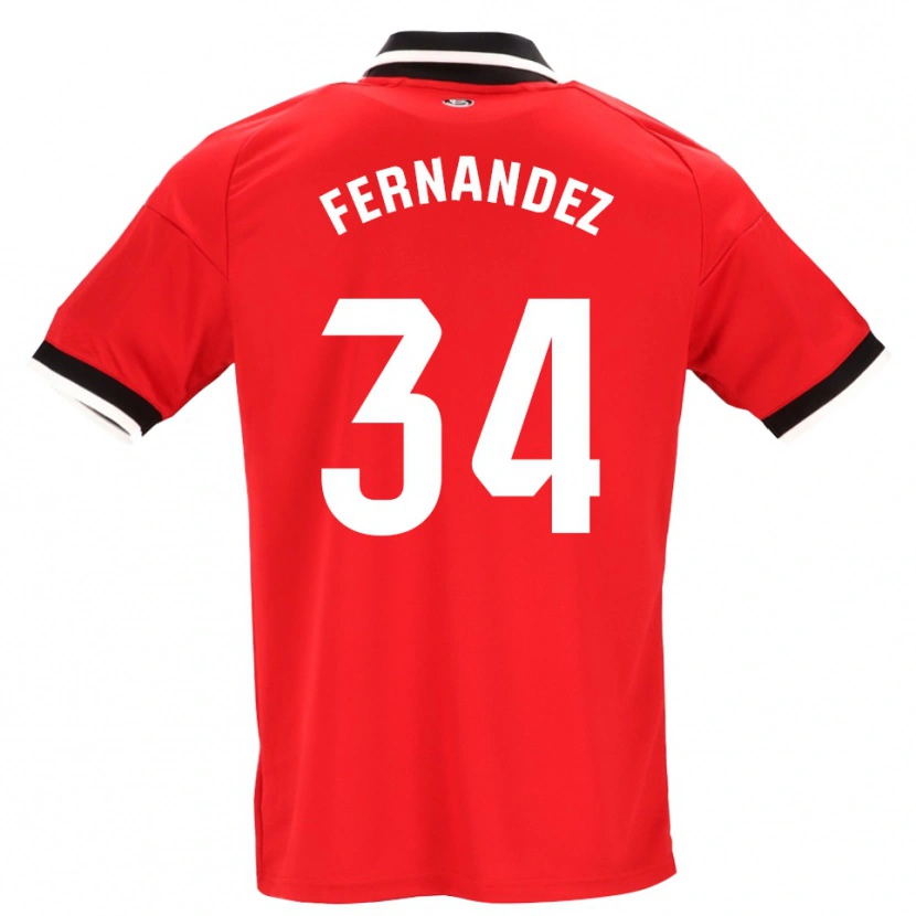 Danxen Damen Marc Fernández #34 Schwarz Weiß Rot Auswärtstrikot Trikot 2026/27 T-Shirt Schweiz