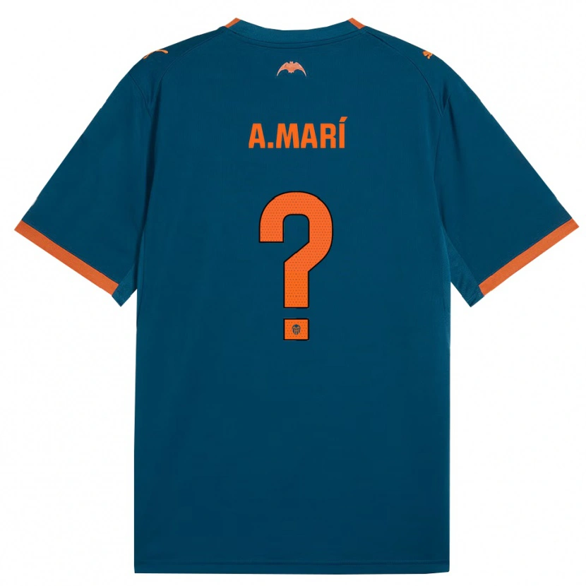 Danxen Damen Alberto Marí #0 Stahlblau Orange Auswärtstrikot Trikot 2026/27 T-Shirt Schweiz