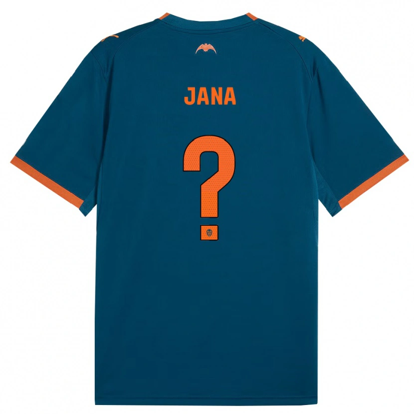 Danxen Damen Jana Xin #0 Stahlblau Orange Auswärtstrikot Trikot 2026/27 T-Shirt Schweiz