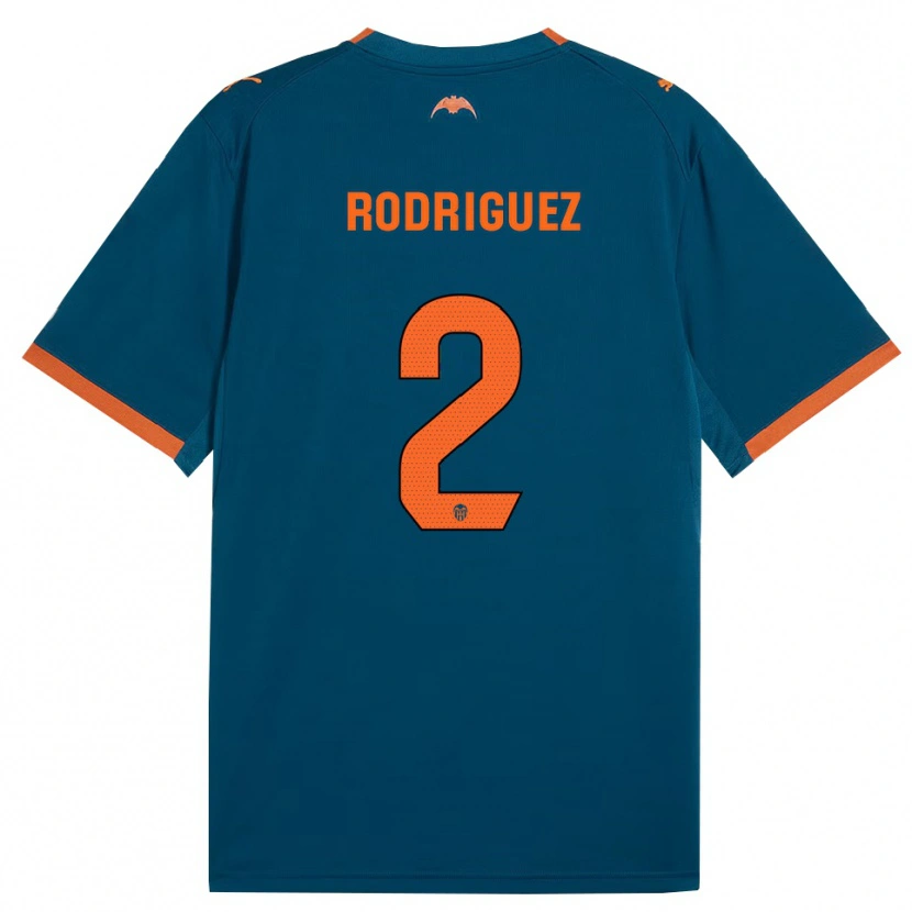 Danxen Damen Guido Rodríguez #2 Stahlblau Orange Auswärtstrikot Trikot 2026/27 T-Shirt Schweiz