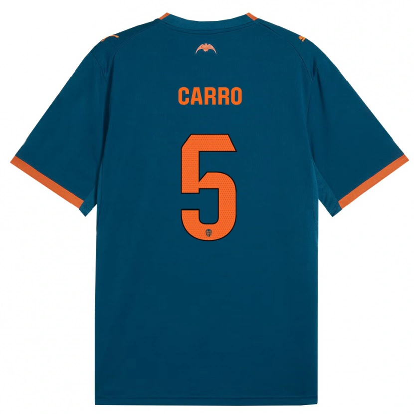 Danxen Damen Marta Carro #5 Stahlblau Orange Auswärtstrikot Trikot 2026/27 T-Shirt Schweiz