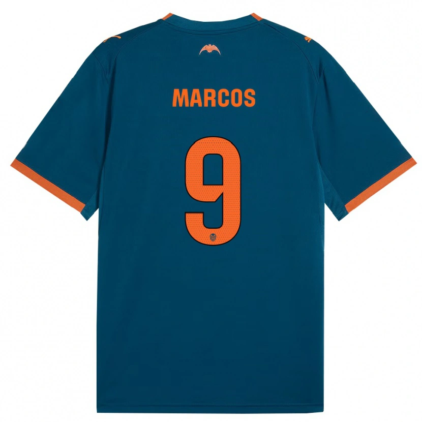 Danxen Damen Ana Marcos #9 Stahlblau Orange Auswärtstrikot Trikot 2026/27 T-Shirt Schweiz