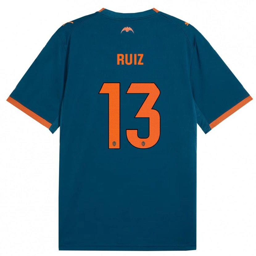 Danxen Damen Nil Ruiz #13 Stahlblau Orange Auswärtstrikot Trikot 2026/27 T-Shirt Schweiz