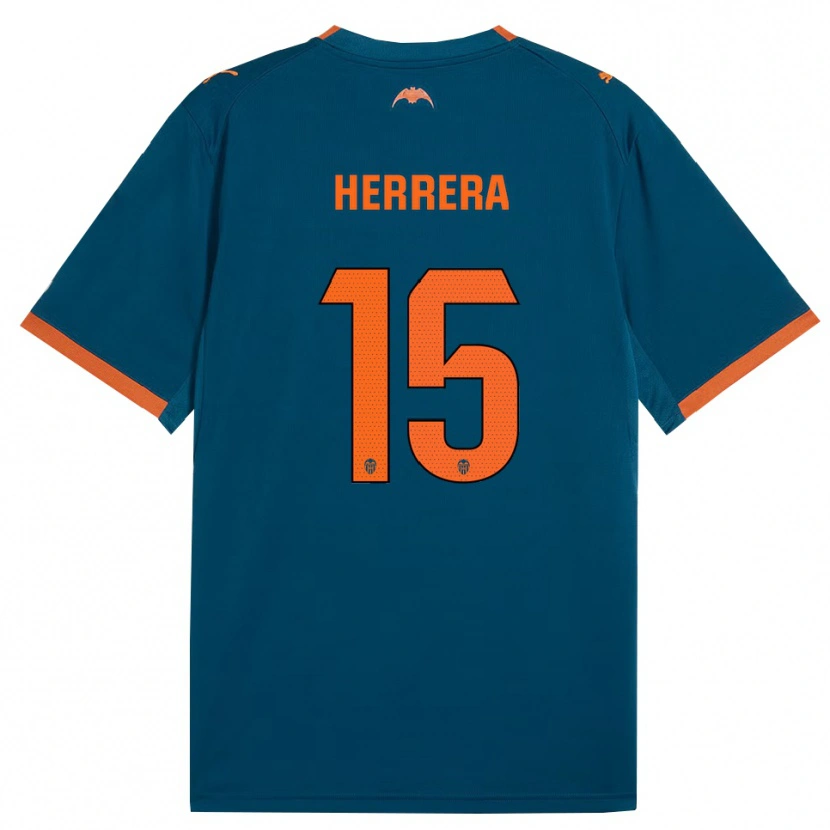 Danxen Damen Iker Herrera #15 Stahlblau Orange Auswärtstrikot Trikot 2026/27 T-Shirt Schweiz