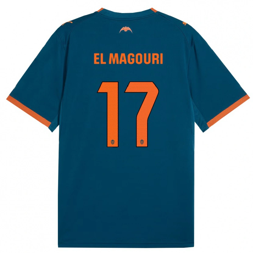 Danxen Damen Anas El Magouri #17 Stahlblau Orange Auswärtstrikot Trikot 2026/27 T-Shirt Schweiz