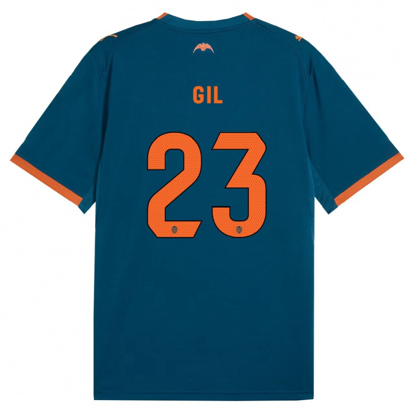 Danxen Damen Elena Gil #23 Stahlblau Orange Auswärtstrikot Trikot 2026/27 T-Shirt Schweiz