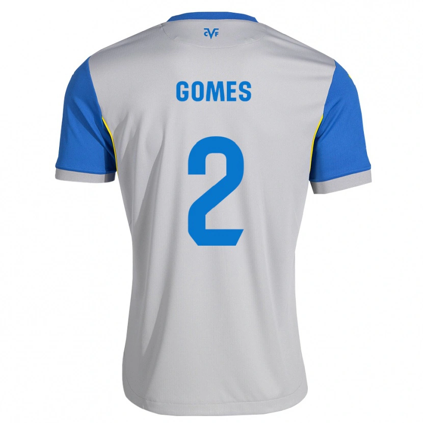 Danxen Damen Vique Gomes #2 Dodgerblau Grau Auswärtstrikot Trikot 2026/27 T-Shirt Schweiz
