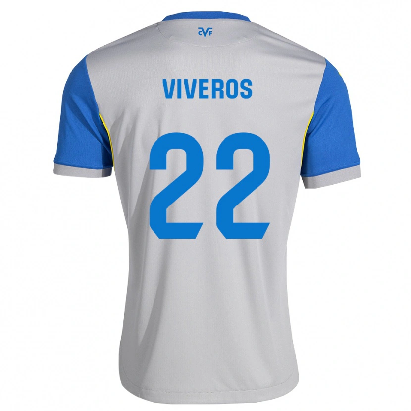 Danxen Damen Facundo Viveros #22 Dodgerblau Grau Auswärtstrikot Trikot 2026/27 T-Shirt Schweiz