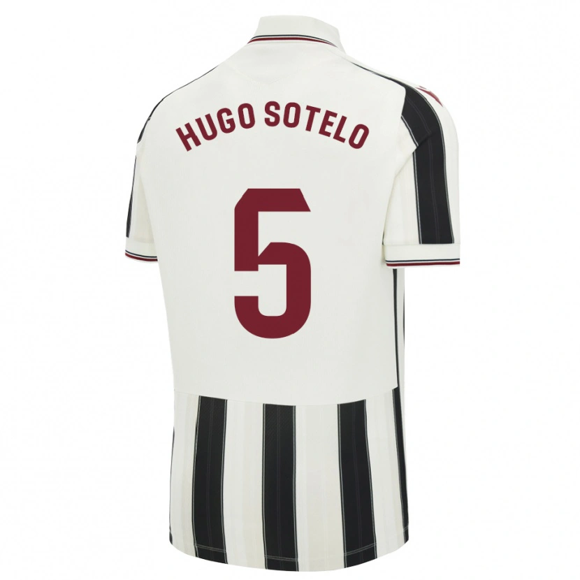 Danxen Damen Hugo Sotelo #5 Schwarz Weiß Rot Auswärtstrikot Trikot 2026/27 T-Shirt Schweiz