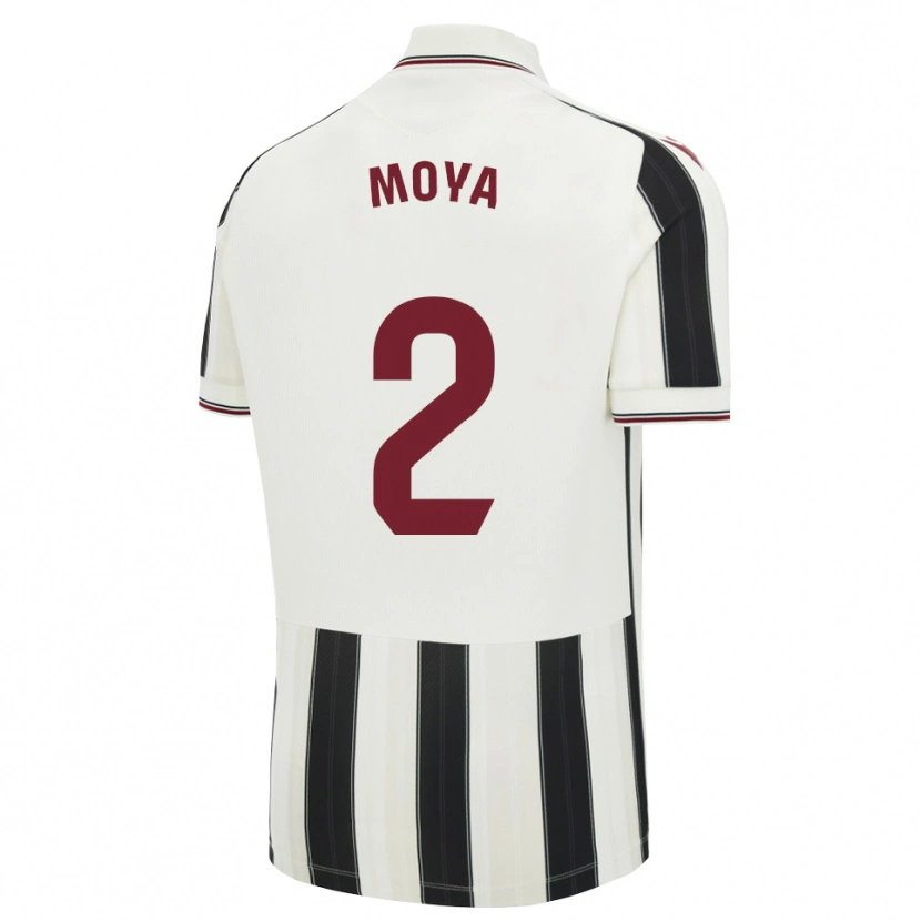 Danxen Damen Alejandro Moya #2 Schwarz Weiß Rot Auswärtstrikot Trikot 2026/27 T-Shirt Schweiz