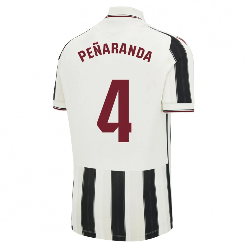 Danxen Damen Carlos Peñaranda #4 Schwarz Weiß Rot Auswärtstrikot Trikot 2026/27 T-Shirt Schweiz