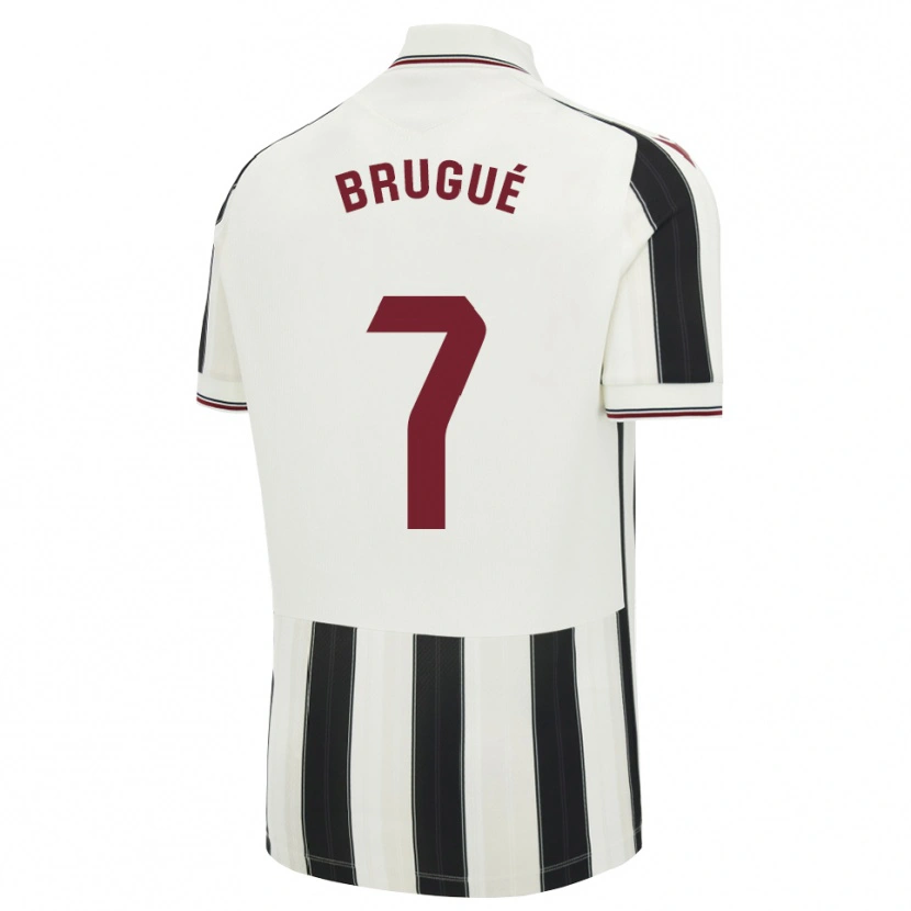 Danxen Damen Roger Brugué #7 Schwarz Weiß Rot Auswärtstrikot Trikot 2026/27 T-Shirt Schweiz