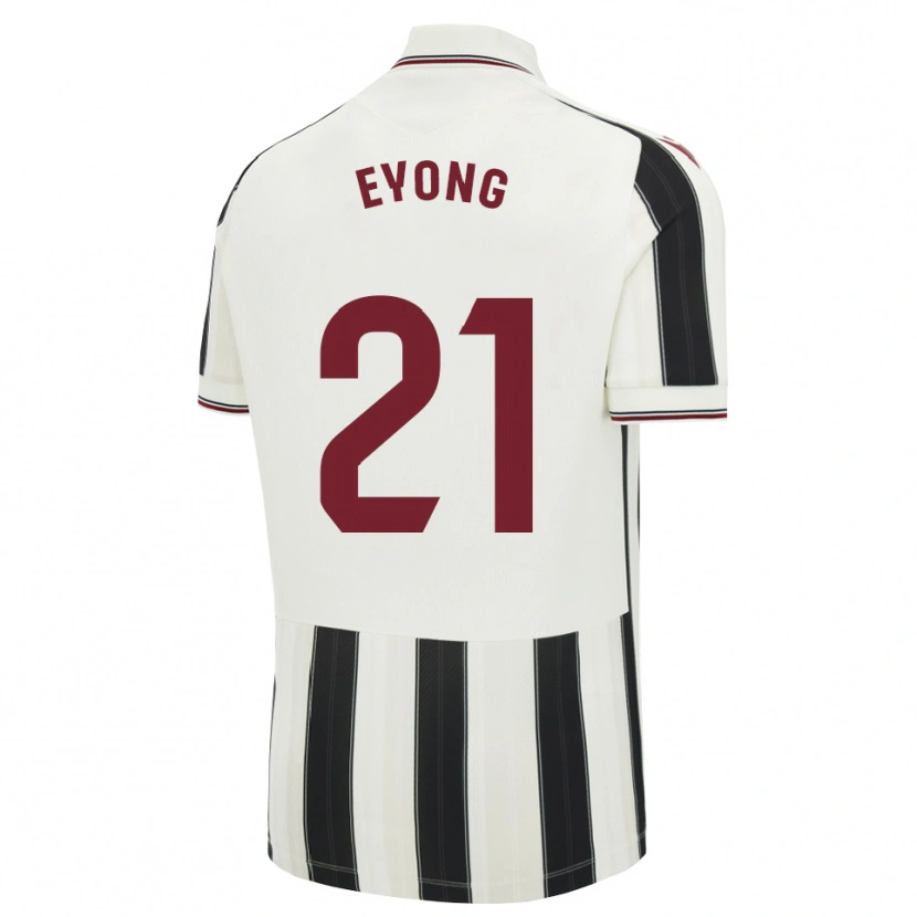 Danxen Damen Karl Etta Eyong #21 Schwarz Weiß Rot Auswärtstrikot Trikot 2026/27 T-Shirt Schweiz