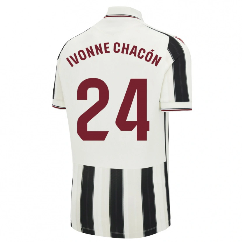 Danxen Damen Ivonne Chacón #24 Schwarz Weiß Rot Auswärtstrikot Trikot 2026/27 T-Shirt Schweiz
