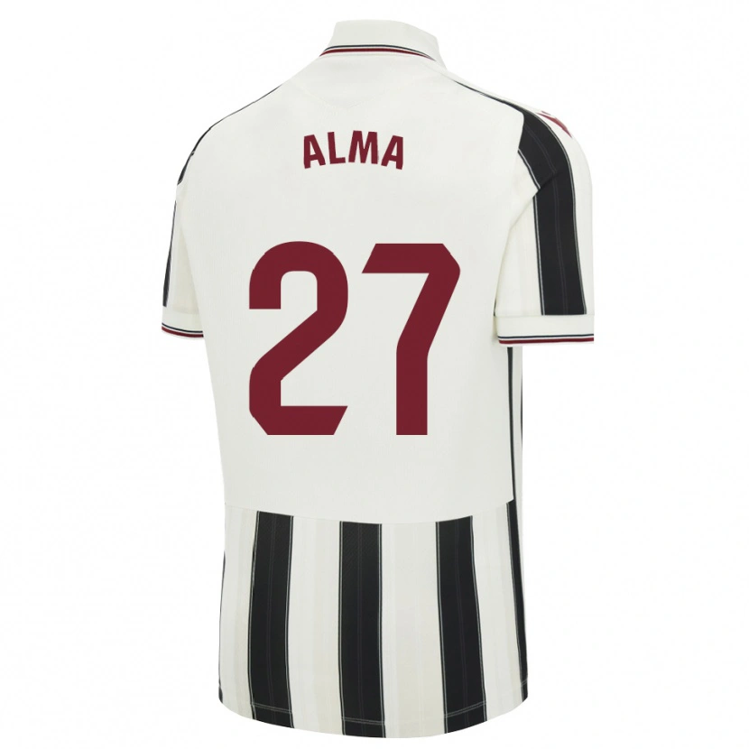 Danxen Damen Alma Velasco #27 Schwarz Weiß Rot Auswärtstrikot Trikot 2026/27 T-Shirt Schweiz