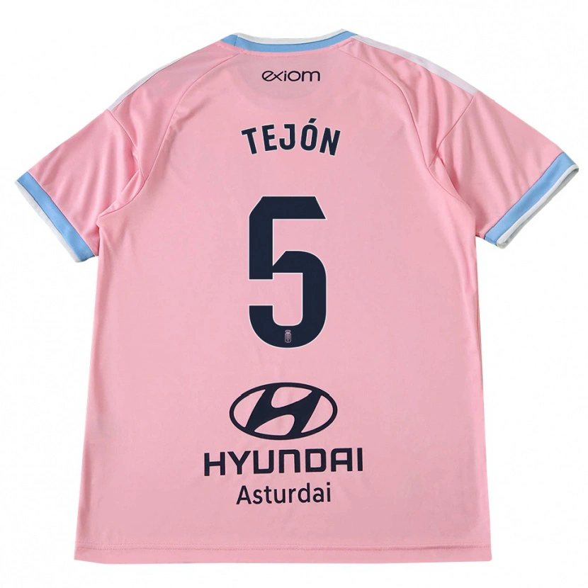 Danxen Damen Diego Tejón #5 Kornblumenblau Rosa Auswärtstrikot Trikot 2026/27 T-Shirt Schweiz