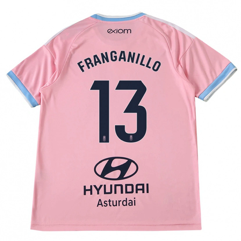 Danxen Damen Samu Franganillo #13 Kornblumenblau Rosa Auswärtstrikot Trikot 2026/27 T-Shirt Schweiz
